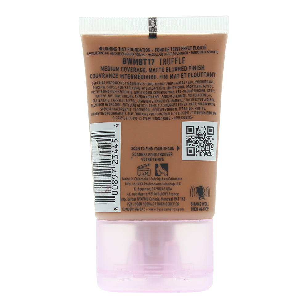 NYX Bare With Me Blur 17 Truffle Foundation 30ml
