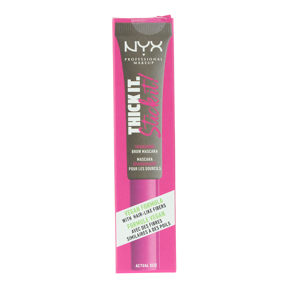 NYX Thick It. Stick It! Brunette Brow Mascara 7ml - Box