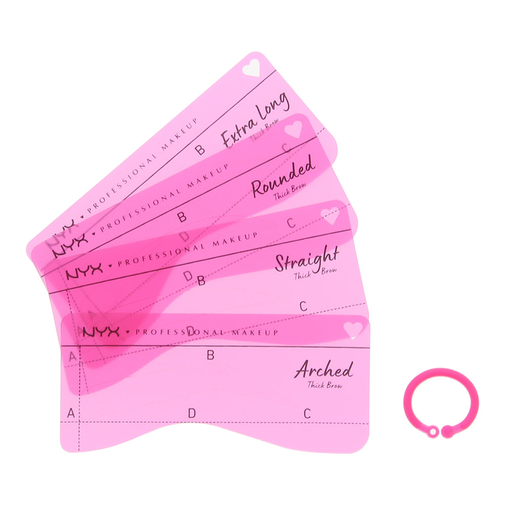 NYX Zero To Brow Stencil 4pcs - Product