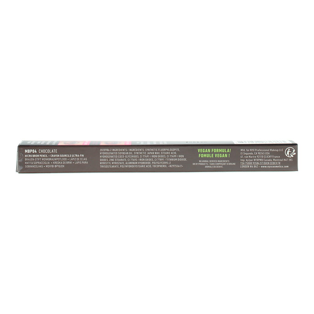 NYX Micro Brow Chocolate Pencil 0.09g