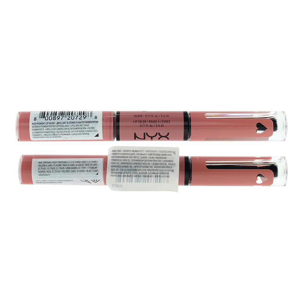NYX Shine Loud Duo Cash Flow Lip Colour 3.4ml