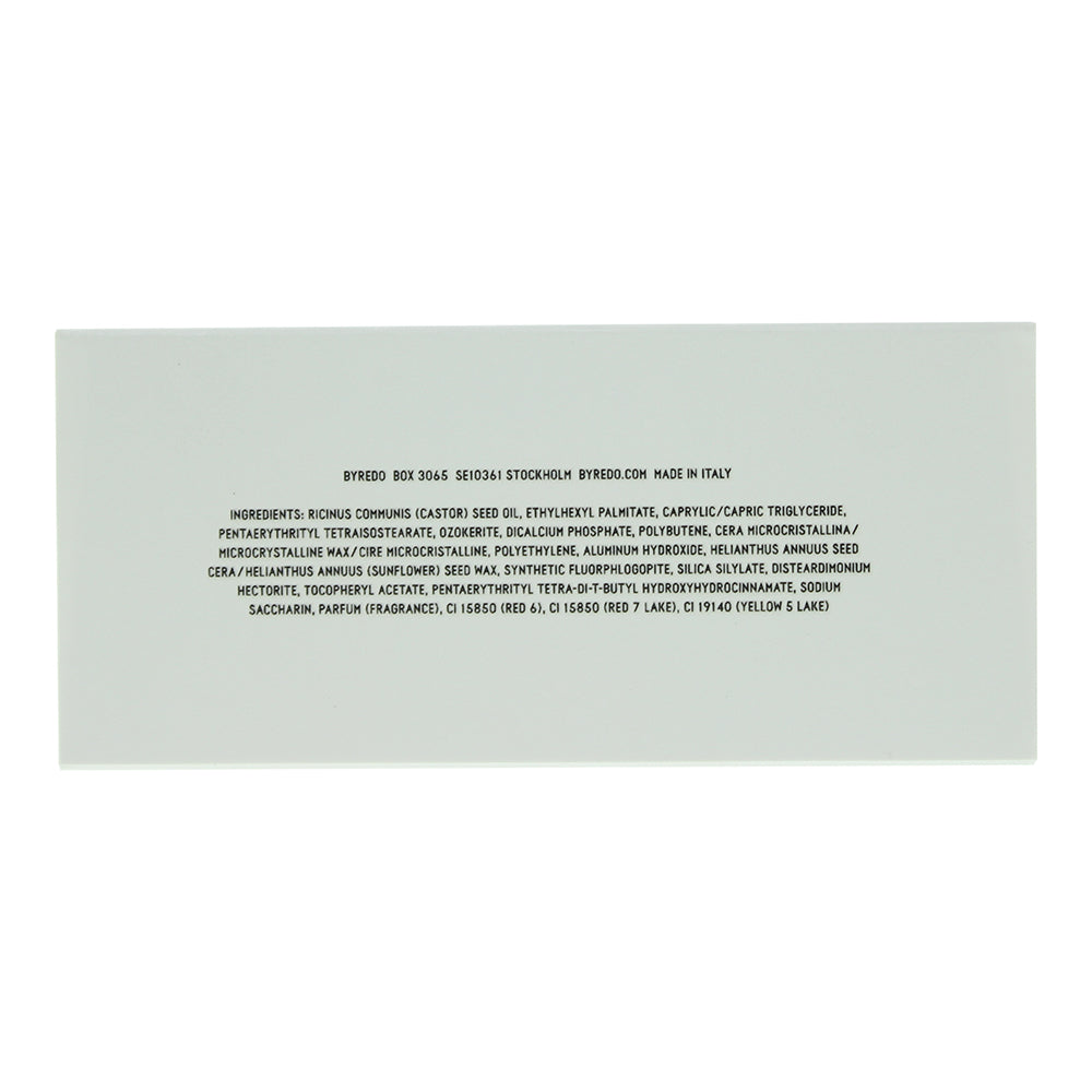 Byredo Red & Blue 274 Lipstick 3g - Ingredients