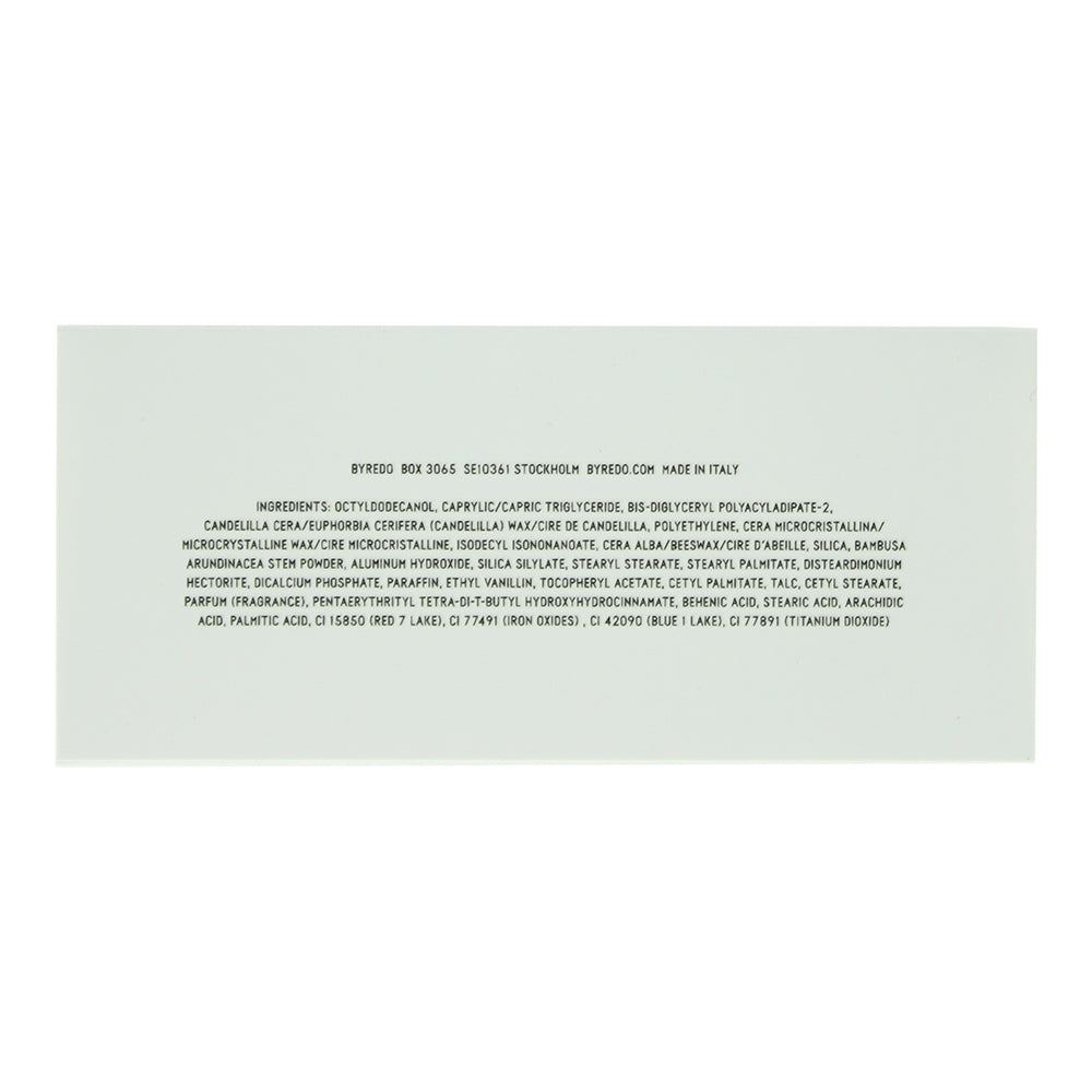 Byredo Lascaux 392 Lipstick 3g - Ingredients