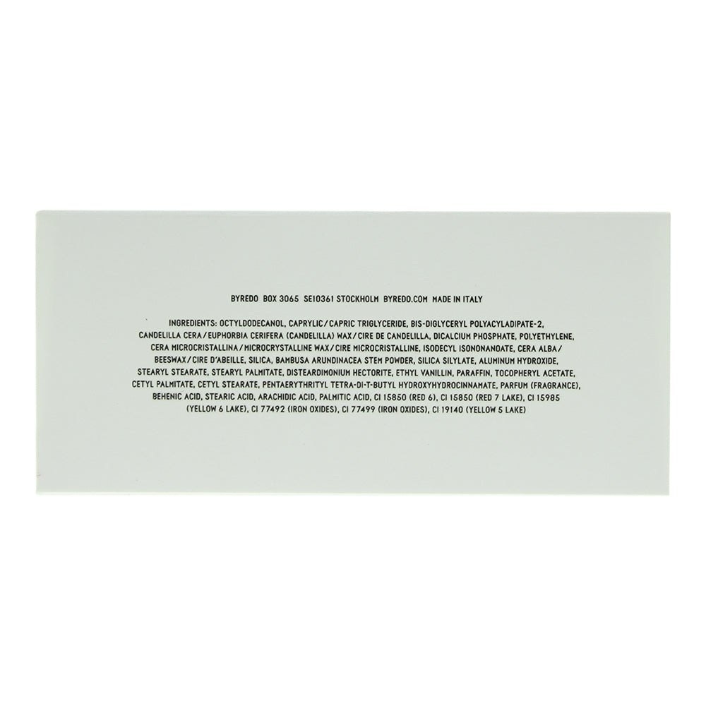 Byredo La Flamme 361 Lipstick 3g - Ingredients