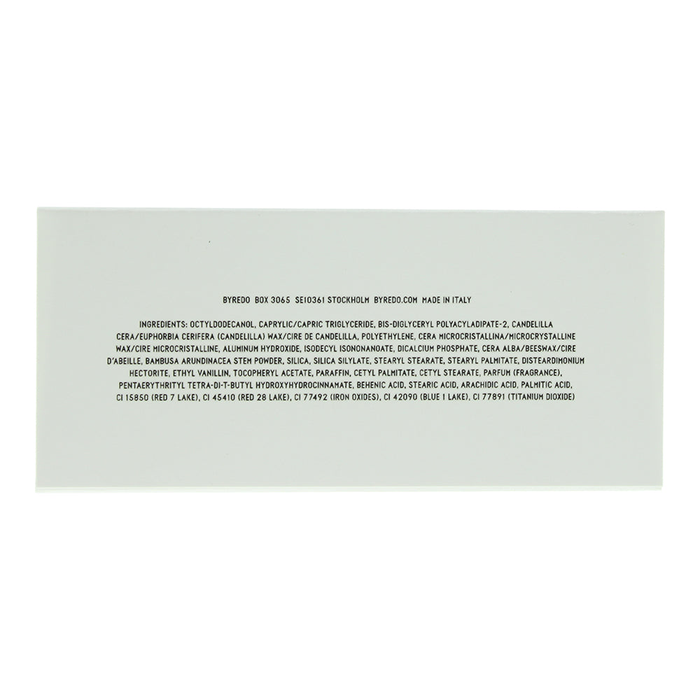 Byredo China Plum 252 Lipstick 3g - Ingredients