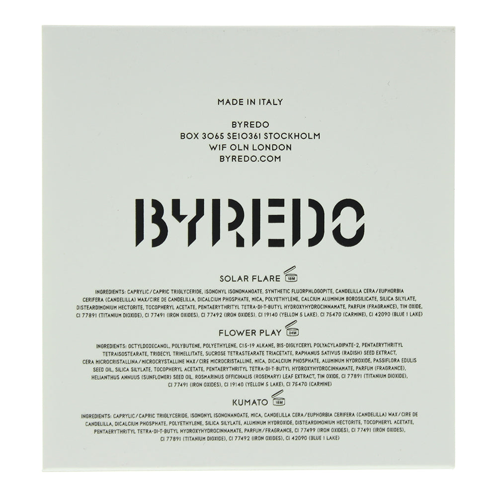 Byredo Orange Set Of 3 + Leather Pouch: Solar Flare