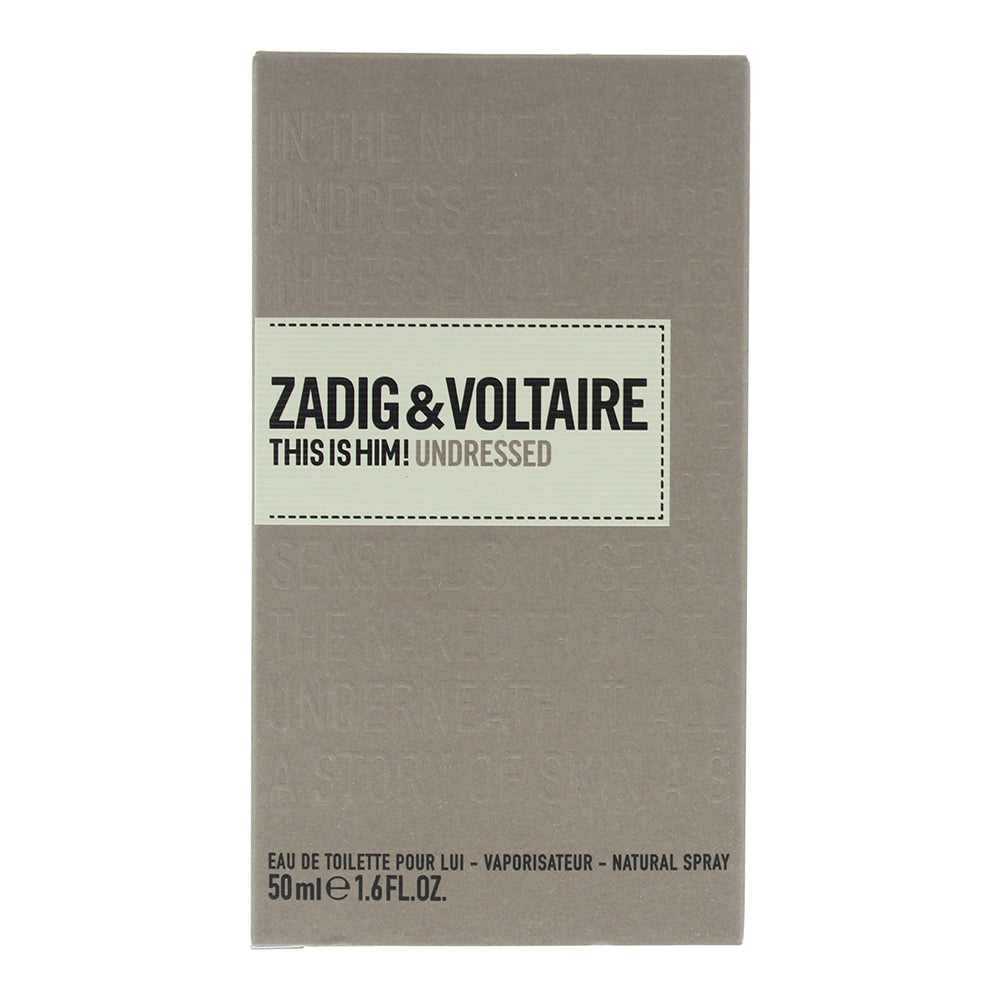 Zadig & Voltaire This Is Him! Undressed Eau de Toilette 50ml - Box