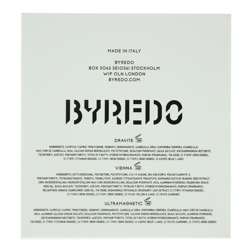 Byredo Deep Teal Set Of 3 + Leather Pouch: Solar Flare