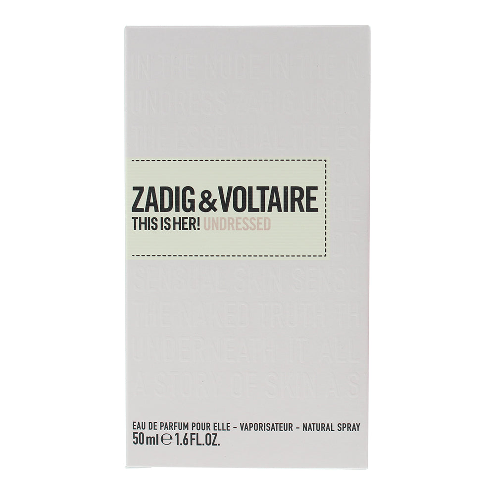 Zadig & Voltaire This Is Her! Undressed Eau de Parfum 50ml - Box