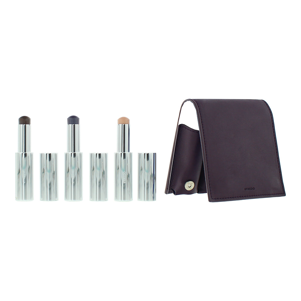 Byredo Colour Stick Set Of 3 + Plum Leather Pouch: Dravite, Vienna, Ultramagnetic Face Stick 3 x 3.5g - Product