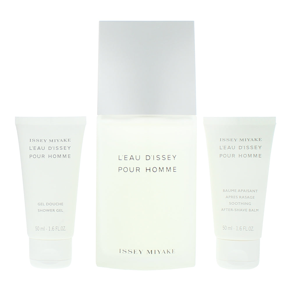 Issey Miyake L'eau D'issey Pour Homme 3 Piece Gift Set: Eau de Toilette 125ml - Product