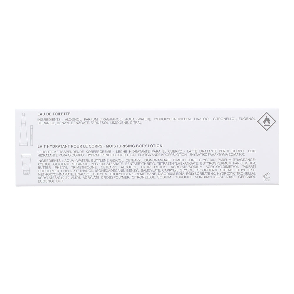 Issey Miyake L'eau D'issey 3 Piece Gift Set: Eau de Toilette 100ml 