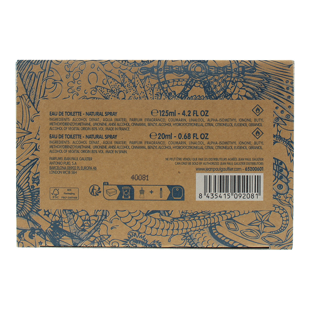 Jean Paul Gaultier Le Male 2 Piece Gift Set: Eau de Toilette 125ml - Eau de Toil