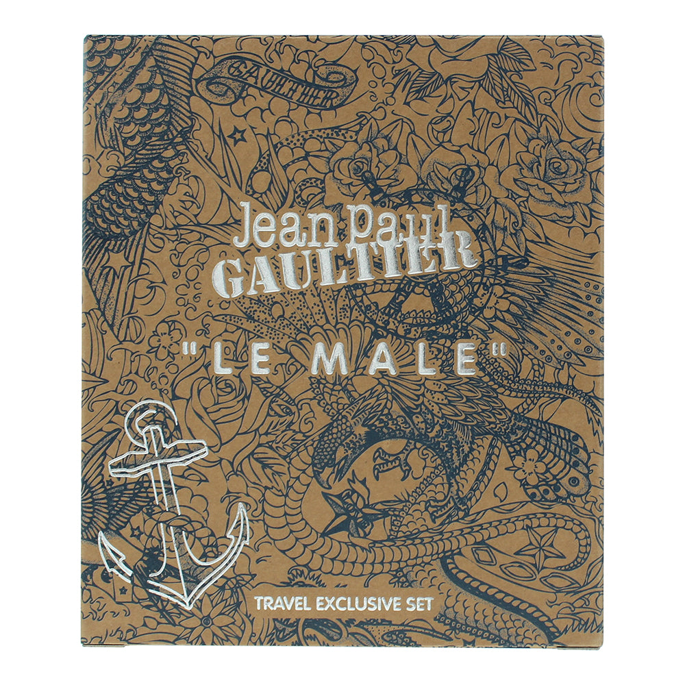 Jean Paul Gaultier Le Male 2 Piece Gift Set: Eau de Toilette 125ml - Eau de Toil - Box