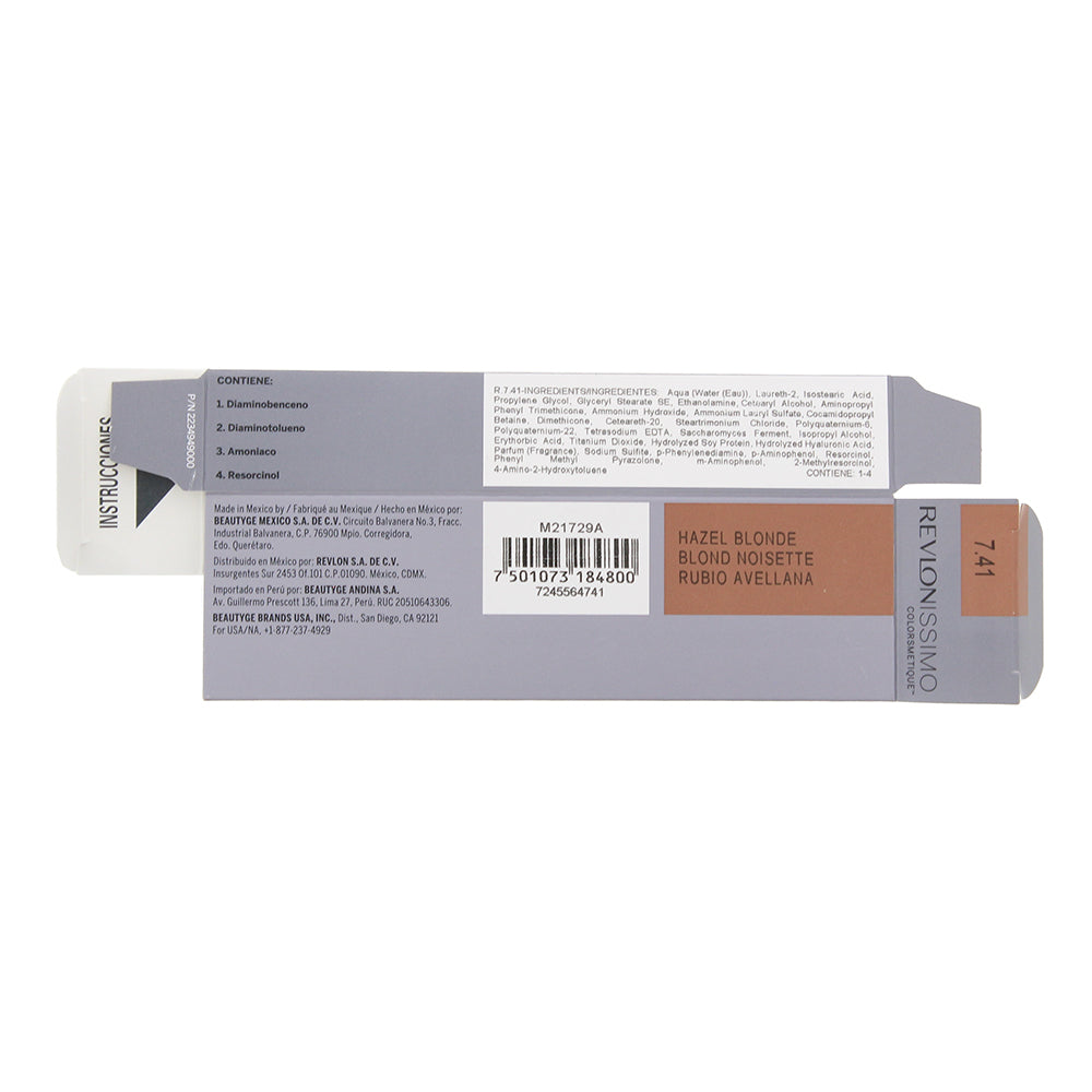 Revlon Revlonissimo Colorsmetique 7.41 Hazel Blonde Hair Colour 60ml