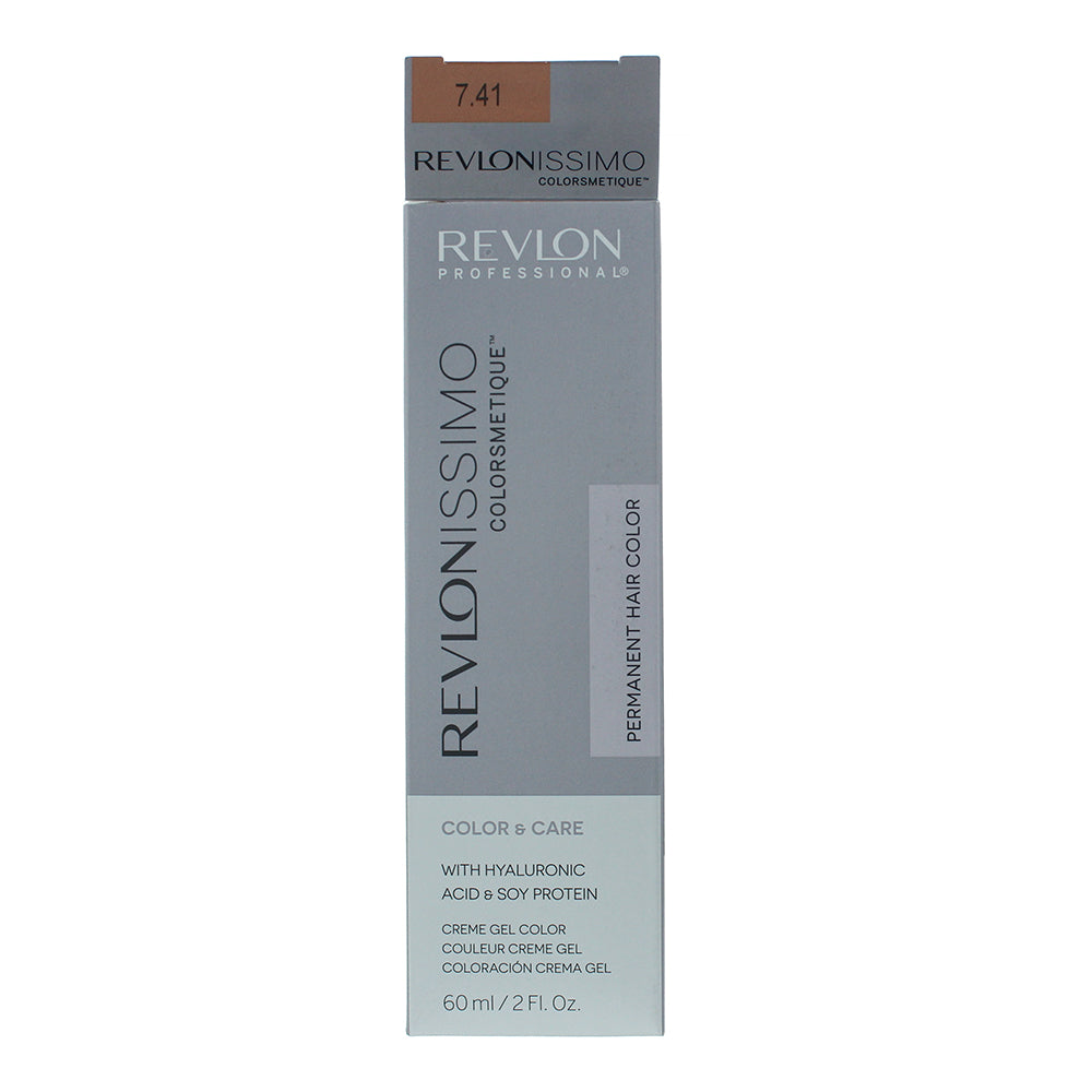 Revlon Revlonissimo Colorsmetique 7.41 Hazel Blonde Hair Colour 60ml - Box