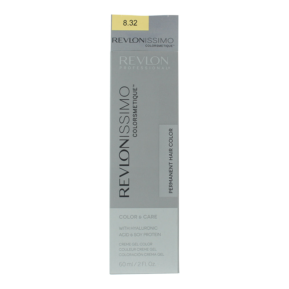 Revlon Revlonissimo Colorsmetique 8.32 Light Golden Pearl Blonde Hair Colour 60m - Box