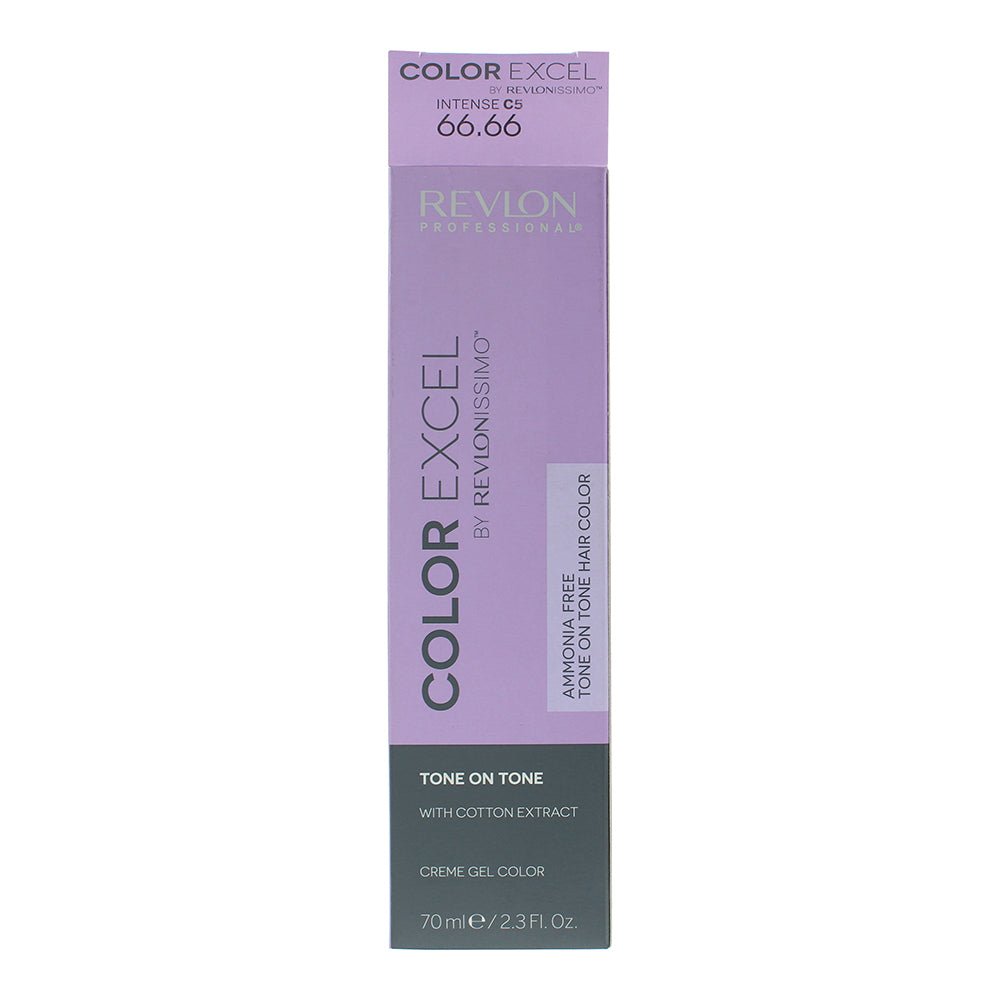 Revlon Color Excel 66.66 C5 Intense Purple Red Hair Colour 70ml - Box
