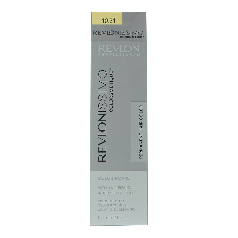 Revlon Revlonissimo Colorsmetique 10.31 Pale Beige Blonde Hair Colour 60ml - Box