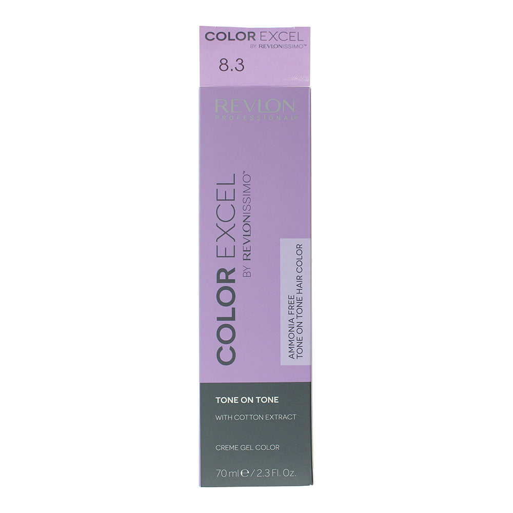 Revlon Color Excel 8.3 Light Golden Blonde Hair Colour - Box
