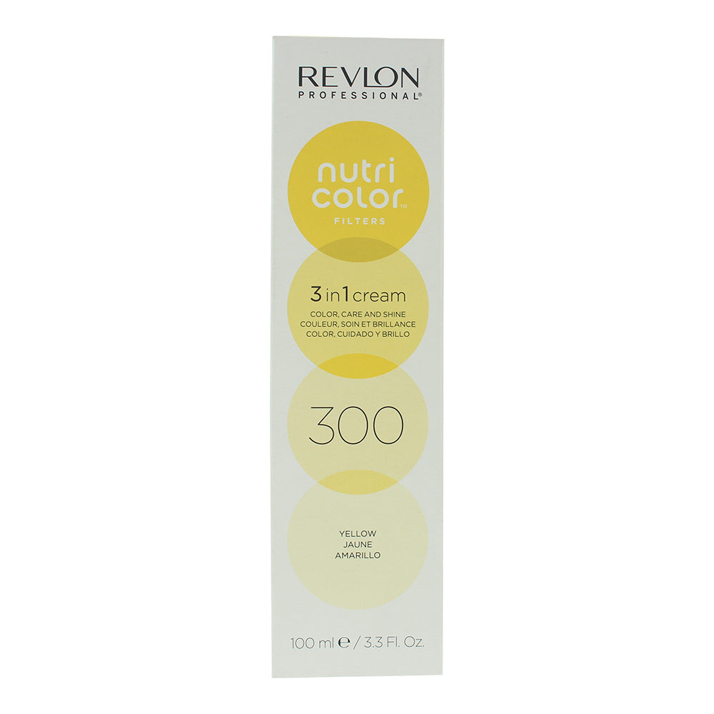 Revlon Nutri Color Filters 300 Yellow 3 In 1 Hair Colour 100ml
