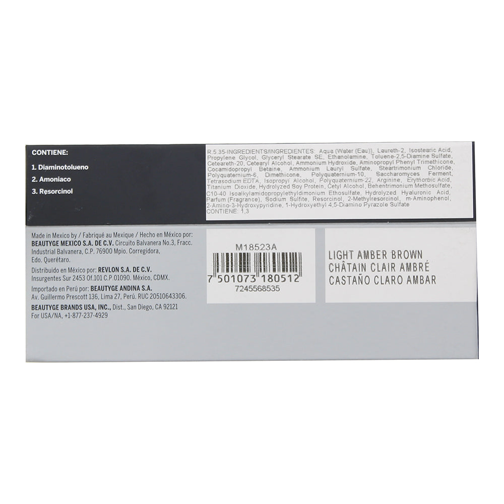 Revlon Revlonissimo Colorsmetique 5.35 Light Amber Brown Hair Colour 60ml