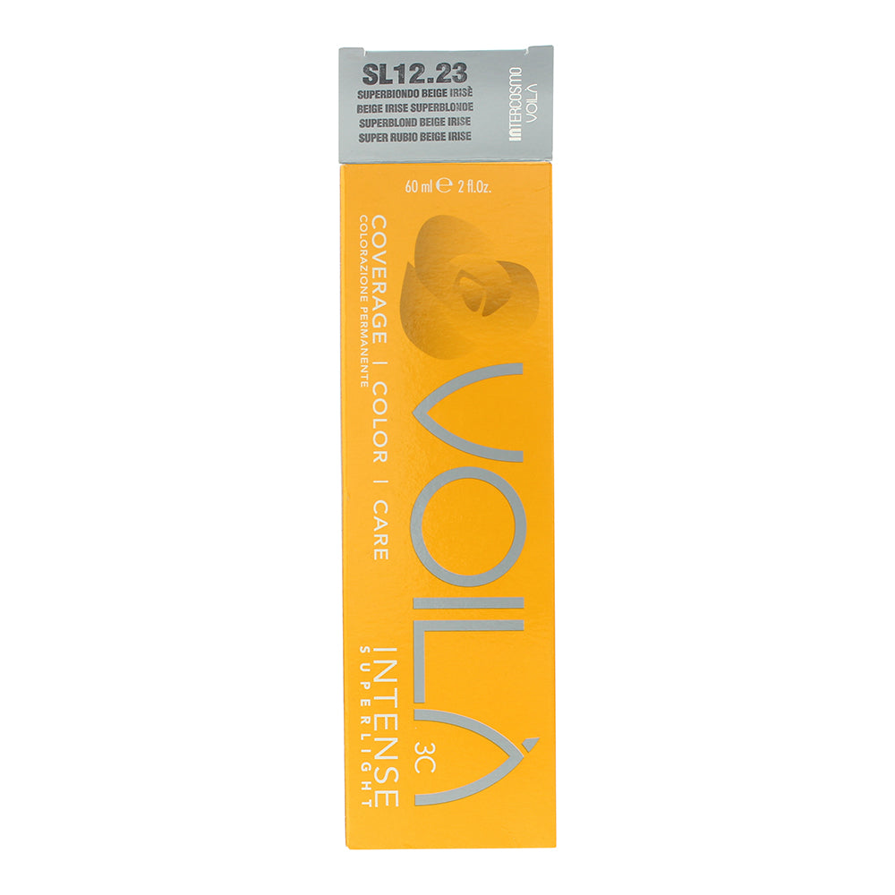 Intercosmo Voilà 3C Intense Superlight SL12.23 Beige Irise Superblonde Hair Colo - Box