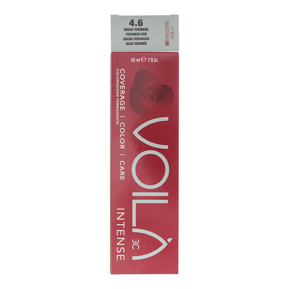 Intercosmo Voilà 3C Intense 4.6 Veronese Red Hair Colour 60ml - Box