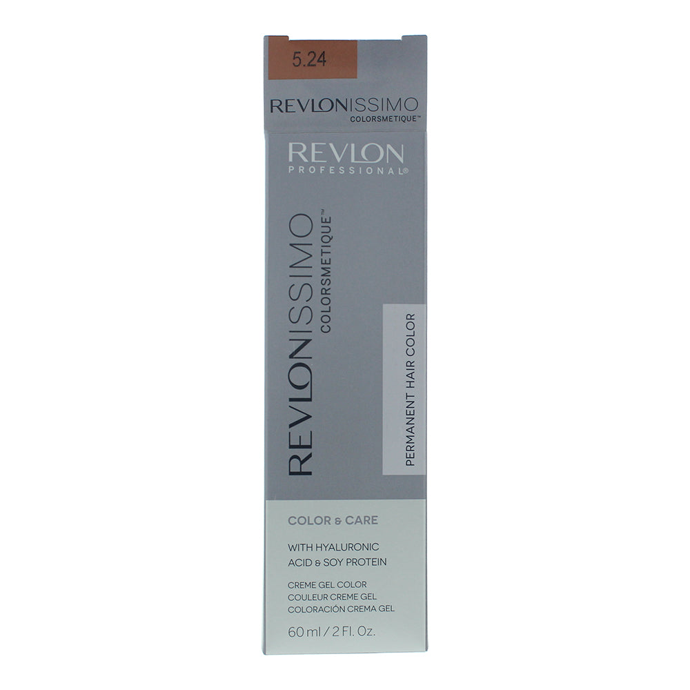 Revlon Revlonissimo Colorsmetique 5.24 Light Coppery Pearl Brown Hair Colour 60m - Box