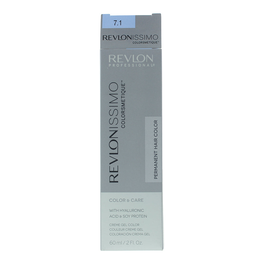 Revlon Revlonissimo Colorsmetique 7.1 Ash Blonde Hair Colour 60ml - Box