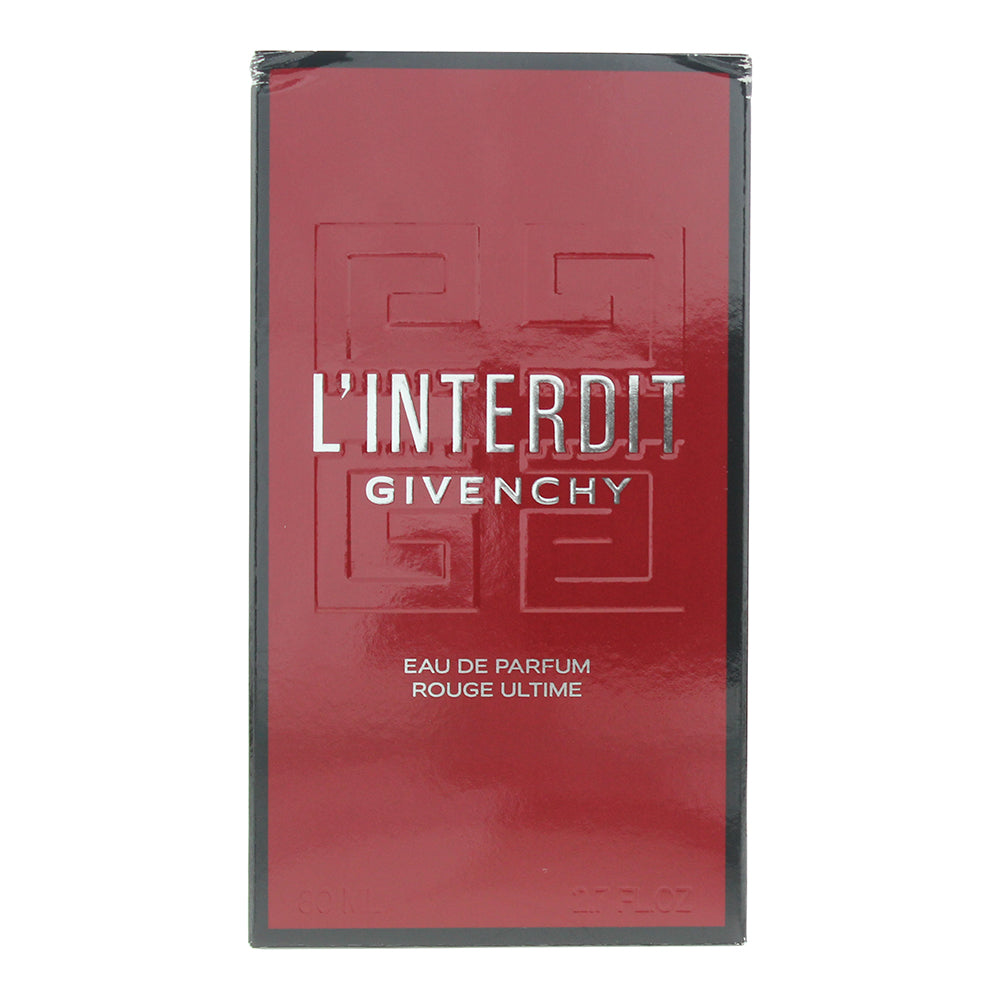 Givenchy L'interdit Rouge Ultime Eau de Parfum 80ml - Box