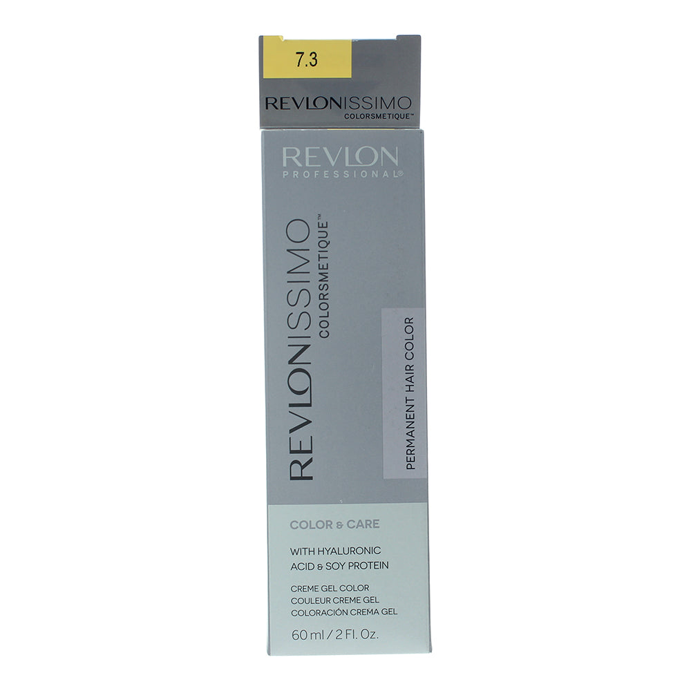 Revlon Revlonissimo Colorsmetique 7.3 Golden Blonde Hair Colour 60ml - Box