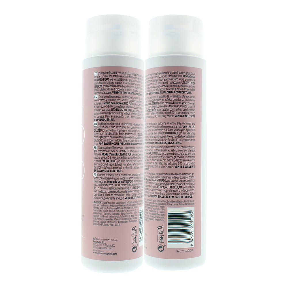 Intercosmo Color & Shine White Hair Shampoo 300ml