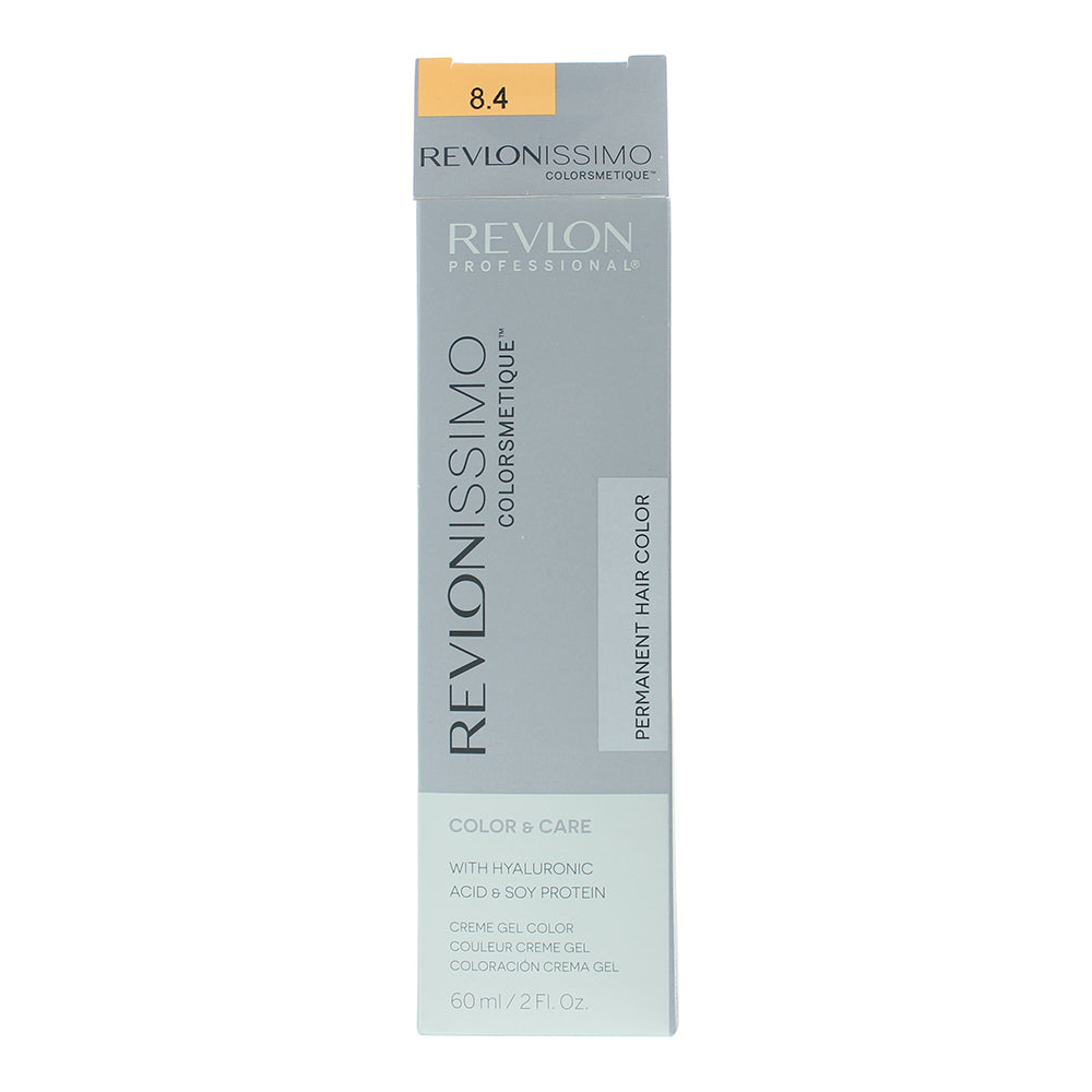 Revlon Revlonissimo Colorsmetique 8.4 Light Copper Blonde Hair Colour 60ml - Box