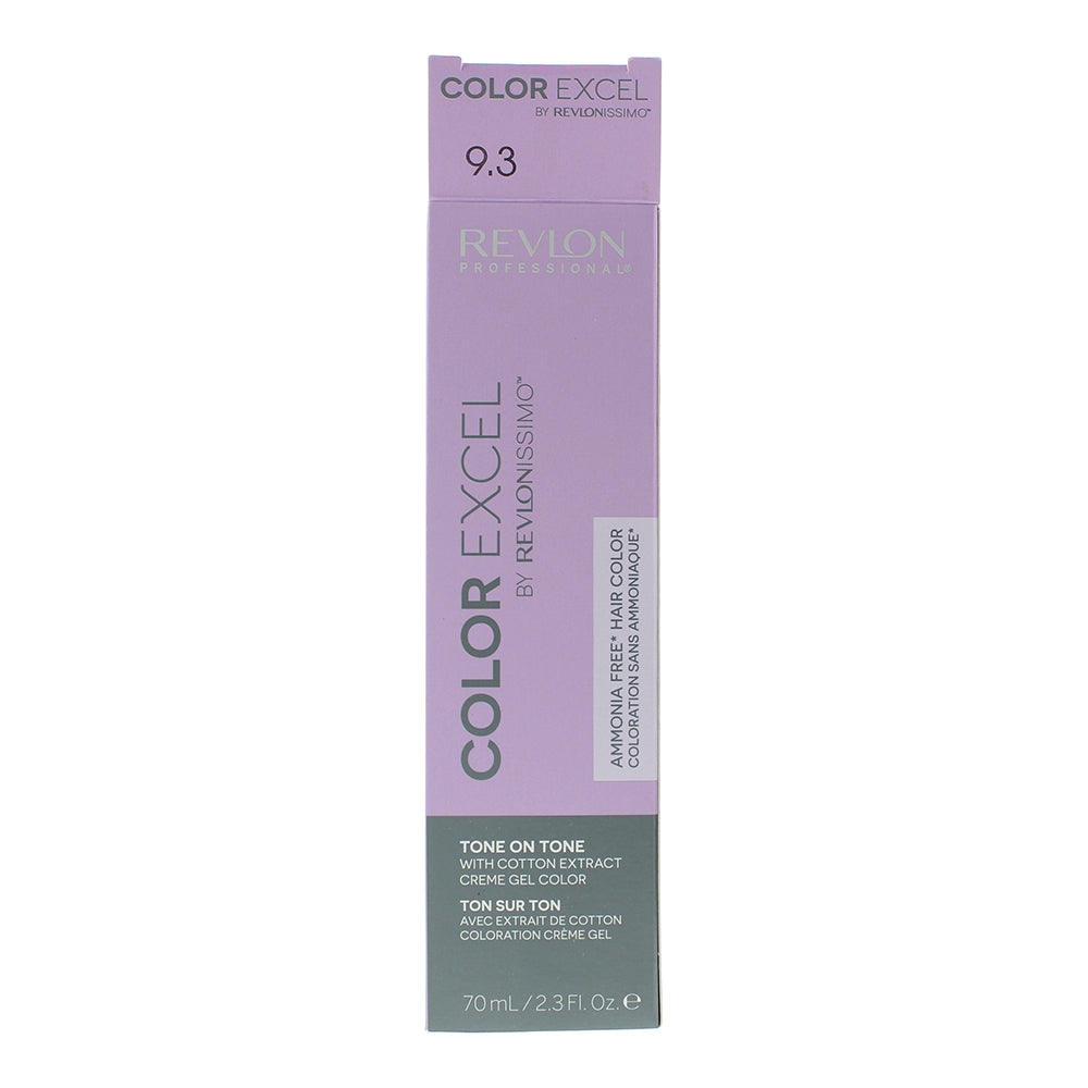 Revlon Color Excel 9.3 Very Light Golden Blonde Hair Colour 70ml  - Box