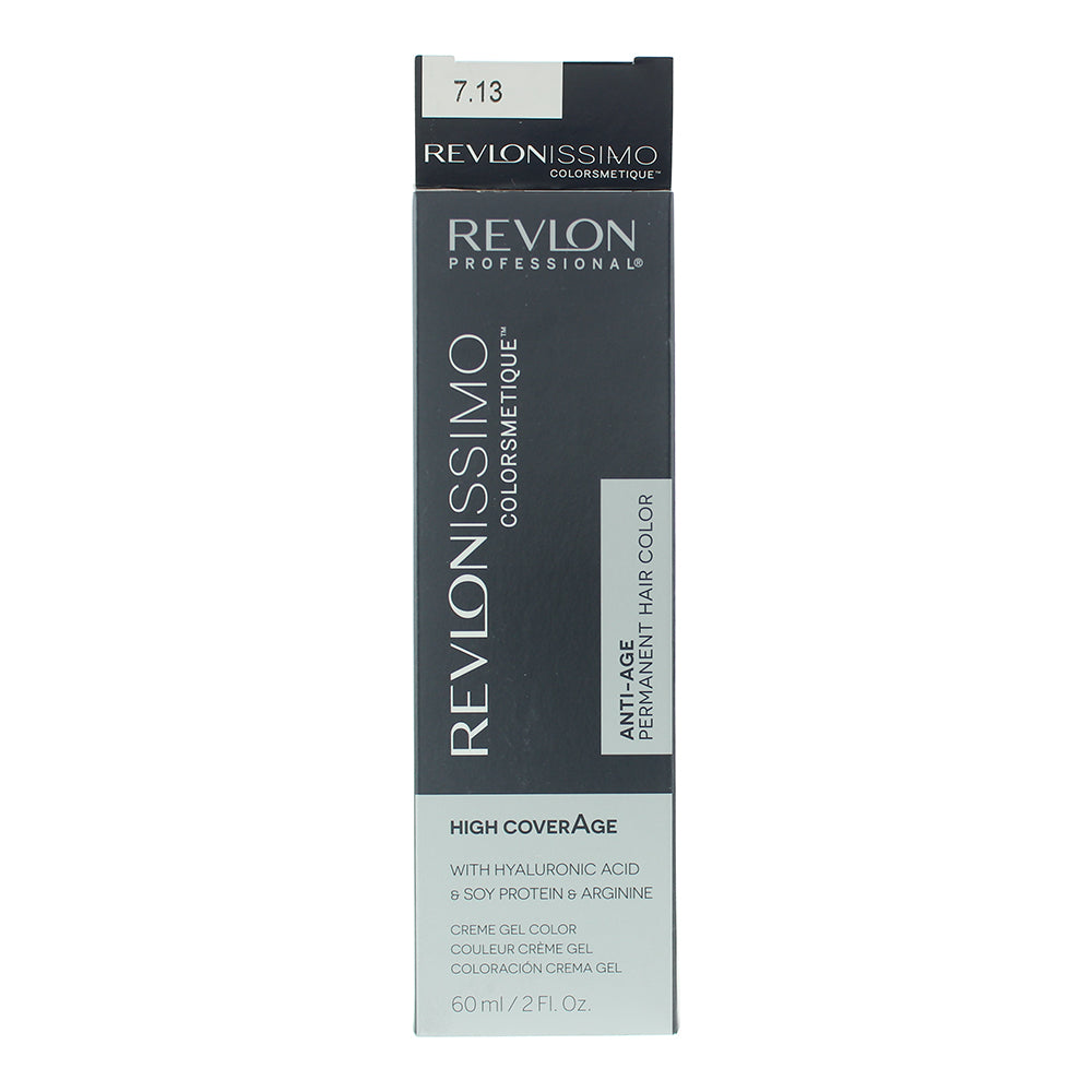 Revlon Revlonissimo Colorsmetique 7.13 Beige Blonde Hair Colour 60ml - Box