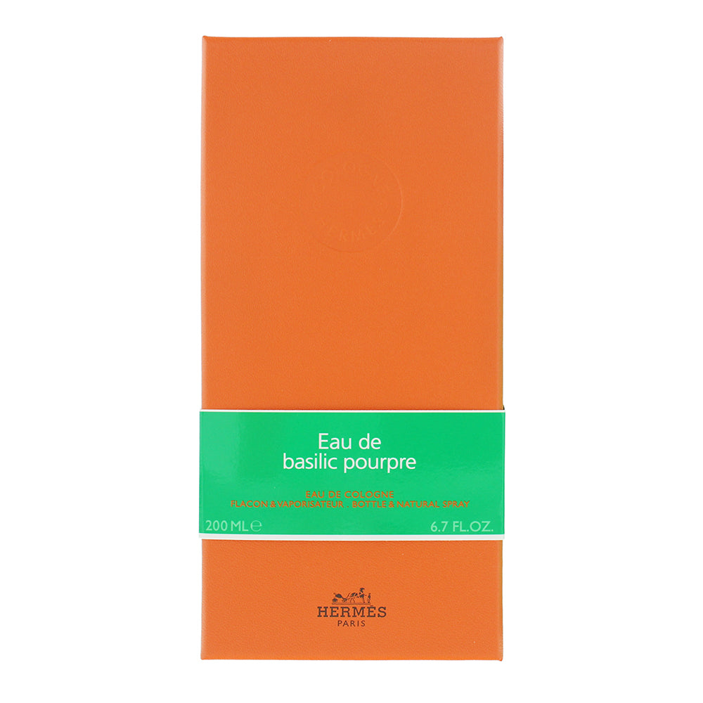 Hermès Eau De Basilic Pourpre Eau de Cologne 200ml - Box