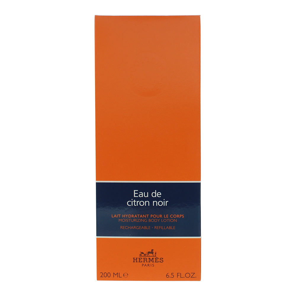 Hermès Eau De Citron Noir Moisturising Body Lotion 200ml - Box