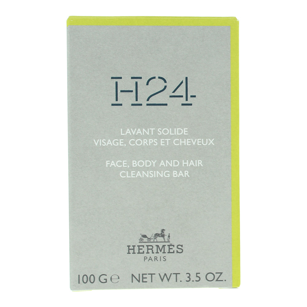 Hermès H24 Face Body And Hair Cleansing Bar 100g - Box