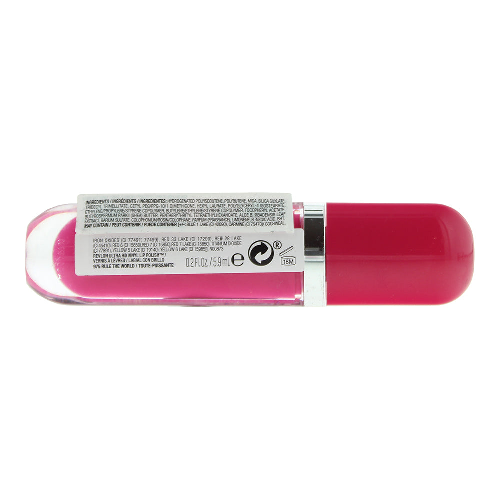 Revlon Ultra Hd Vinyl Lip Polish 975 Rule The World Liquid Lipstick 5.9ml