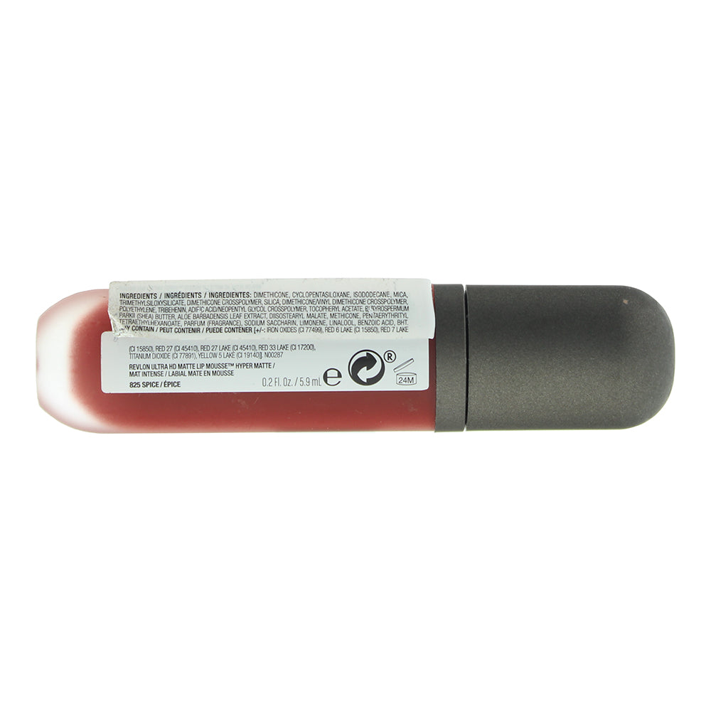 Revlon Ultra Hd Matte Lip Mousse 825 Spice Liquid Lipstick 5.9ml