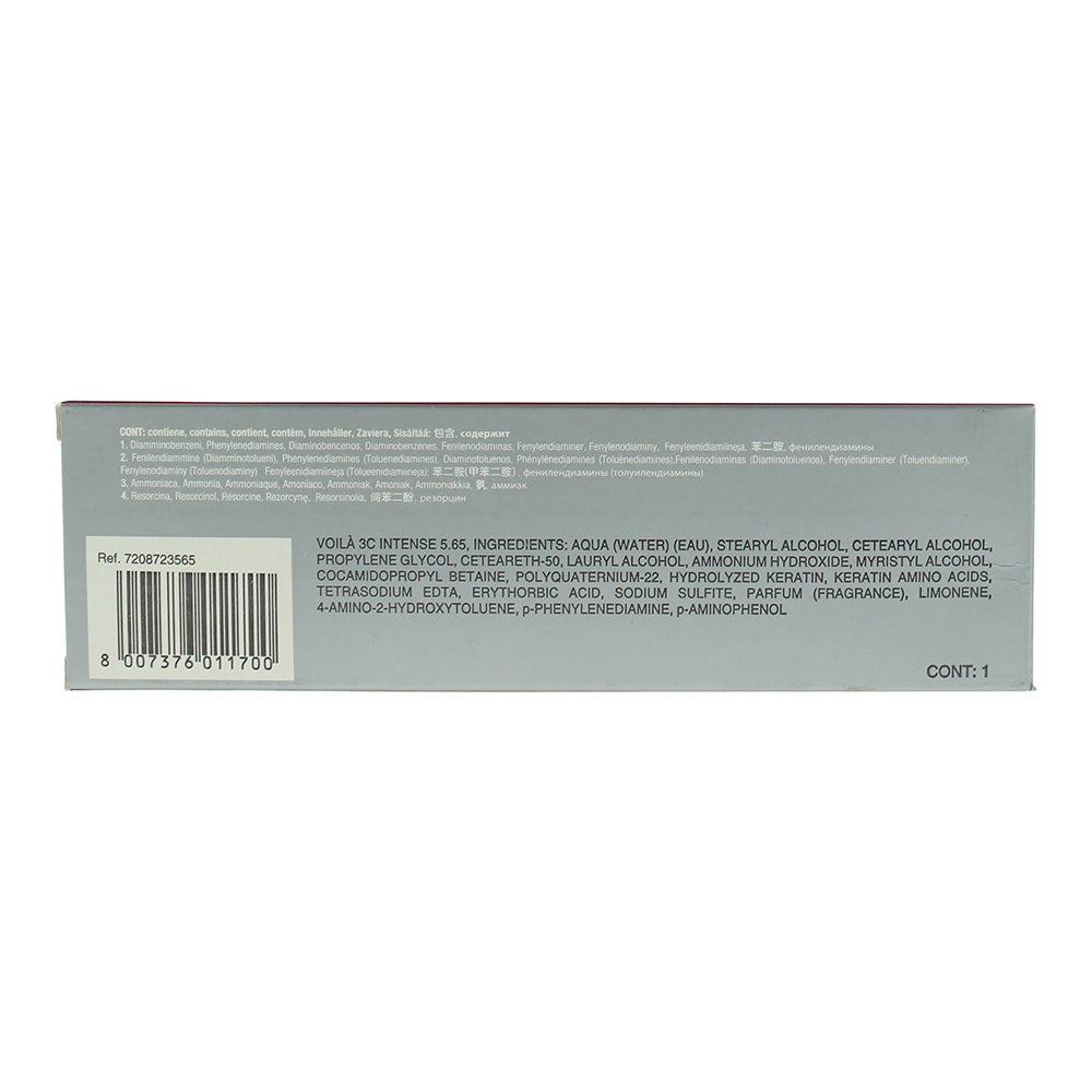 Intercosmo Voilà 3C Intense 5.65 Light Beaujolais Hair Colour 60ml
