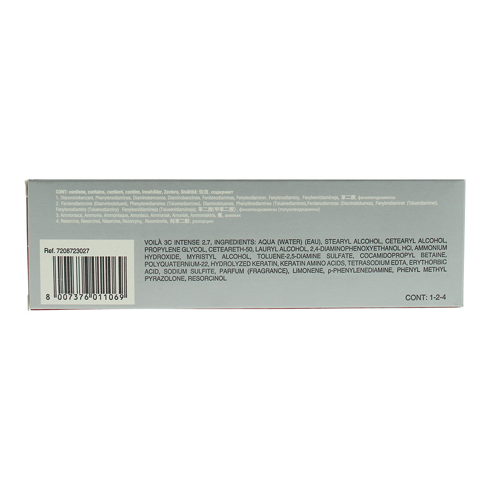 Intercosmo Voilà 3C Intense 2.7 Dark China Blue Hair Colour 60ml