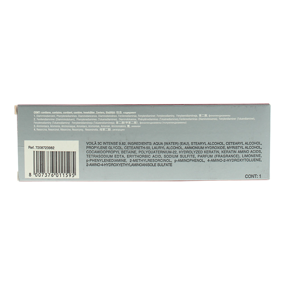 Intercosmo Voilà 3C Intense 9.82 Very Light Brown Iris Blonde Hair Colour 60ml