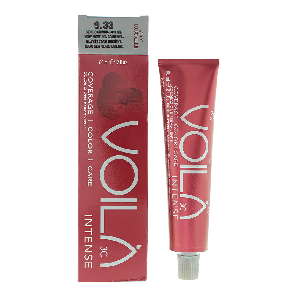 Intercosmo Voilà 3C Intense 9.33 Very Light Intense Golden Blonde Hair Colour 