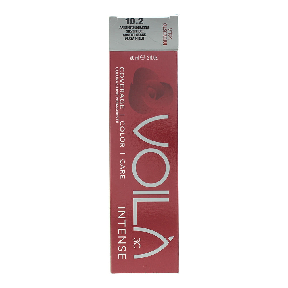 Intercosmo Voilà 3C Intense 10.2 Silver Ice Hair Colour 60ml - Box