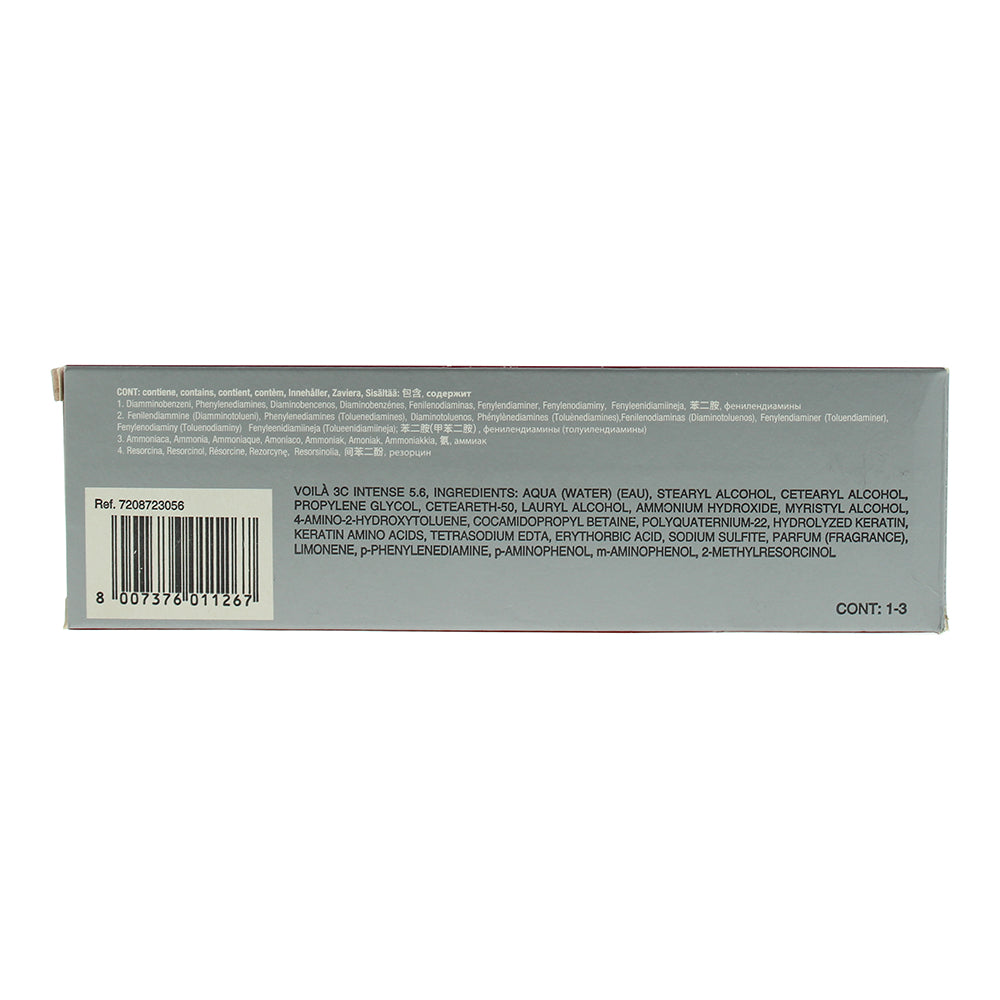 Intercosmo Voilà 3C Intense 5.6 Tropical Red Hair Colour 60ml - Ingredients