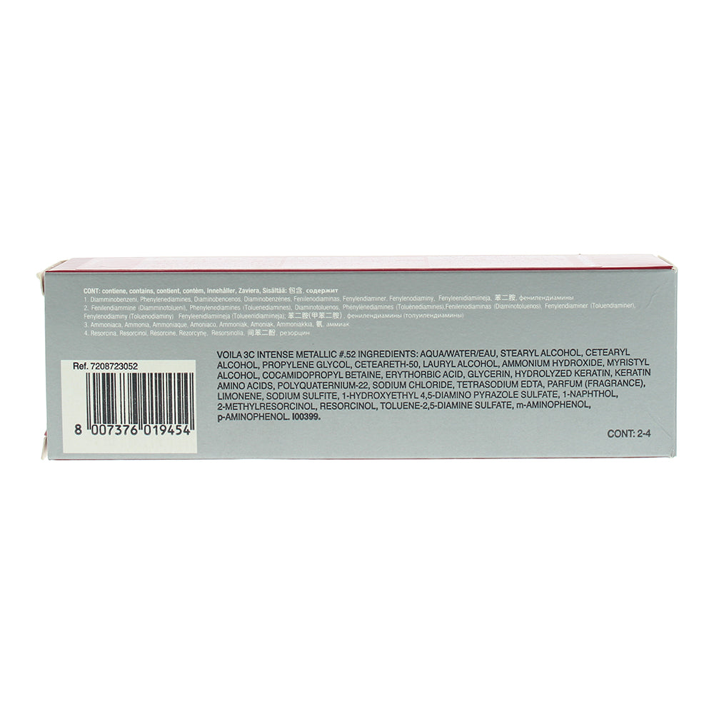 Intercosmo Voilà 3C Intense #.52 Frosted Magenta Hair Colour 60ml