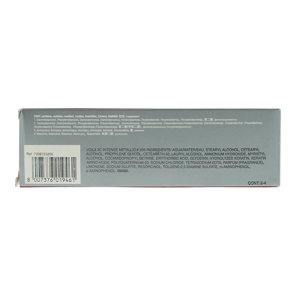 Intercosmo Voilà 3C Intense #.205 Mocha Plum Hair Colour 60ml