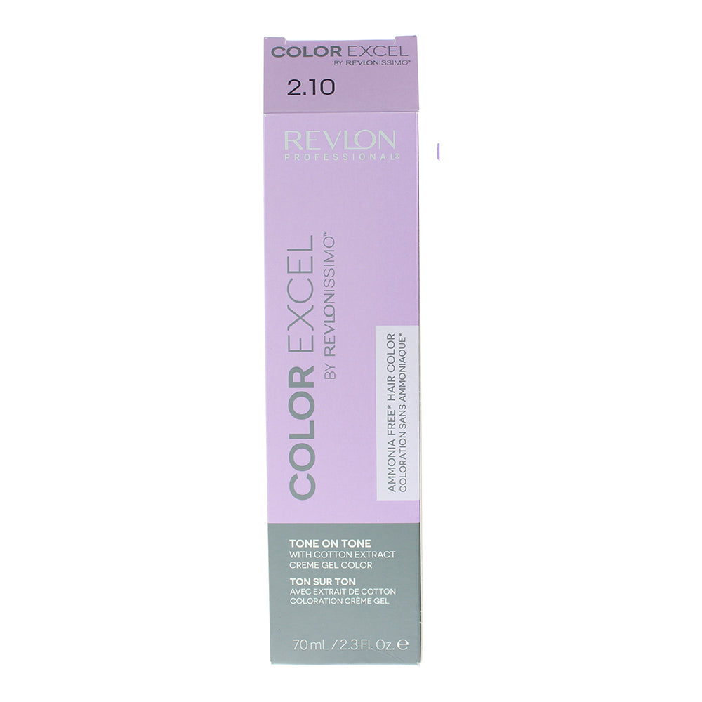 Revlon Color Excel 2.10 Blue Black Hair Colour 70ml - Box